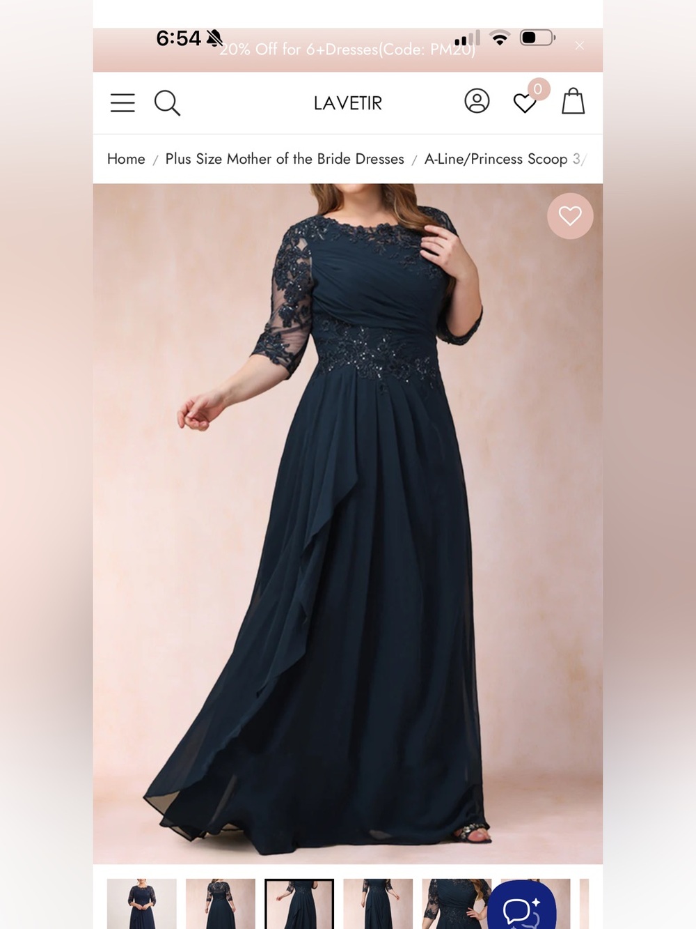 NWT Lavetir Dress - Navy Blue Formal Plus Size